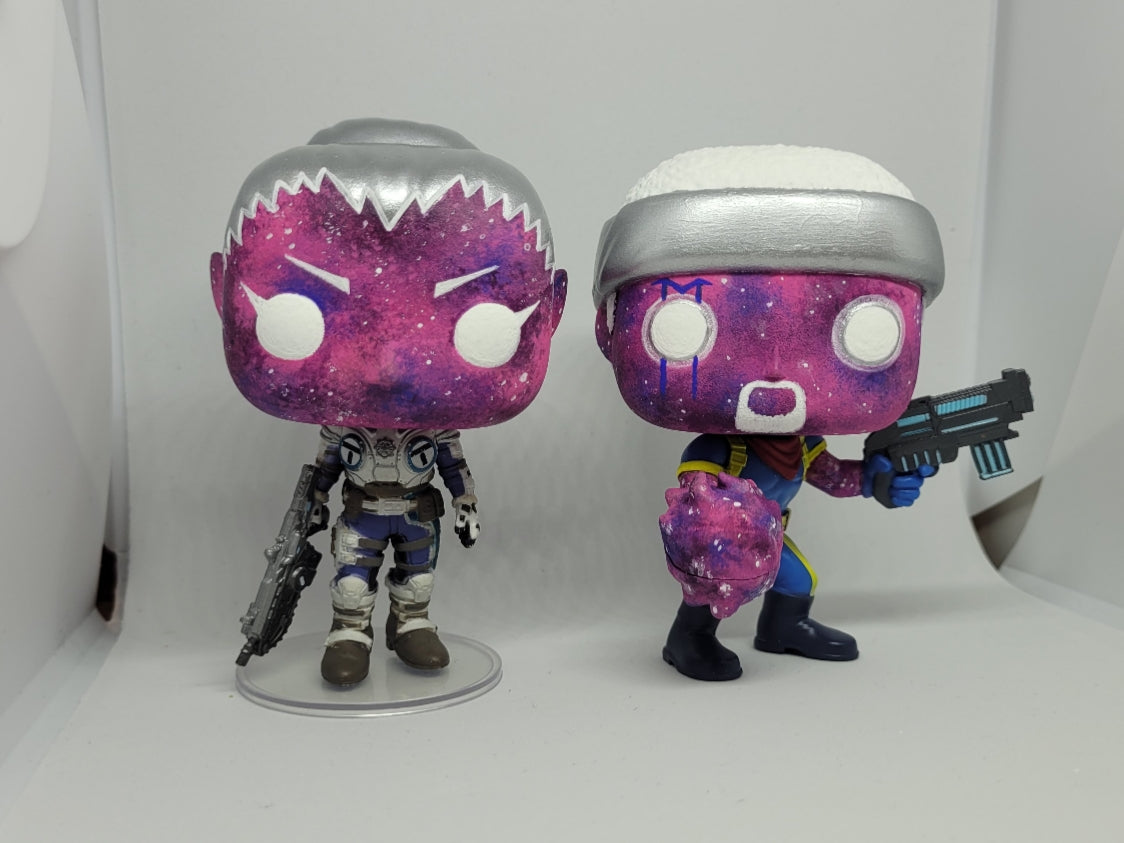 Galaxy themed pop set